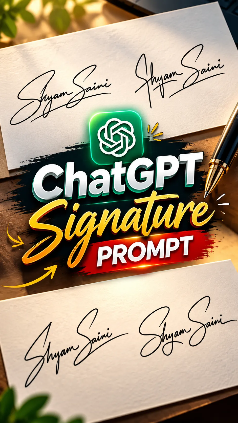 Chatgpt Signature Prompt - Free Writing AI Prompt