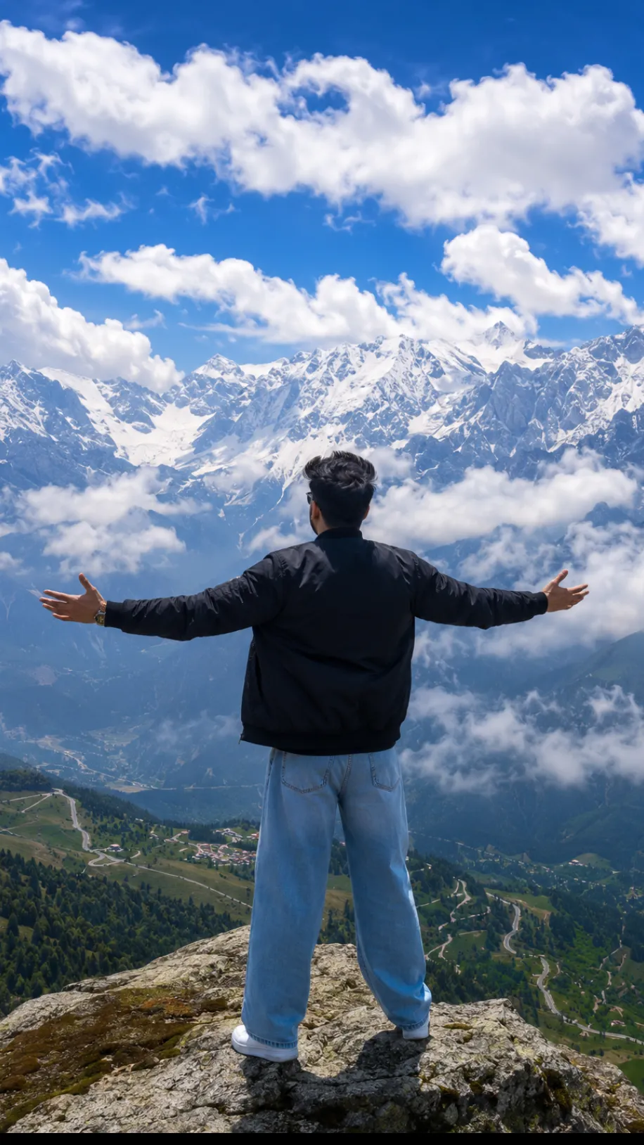 Cinematic Mountain Photo Prompt - Free Mountain AI Prompt