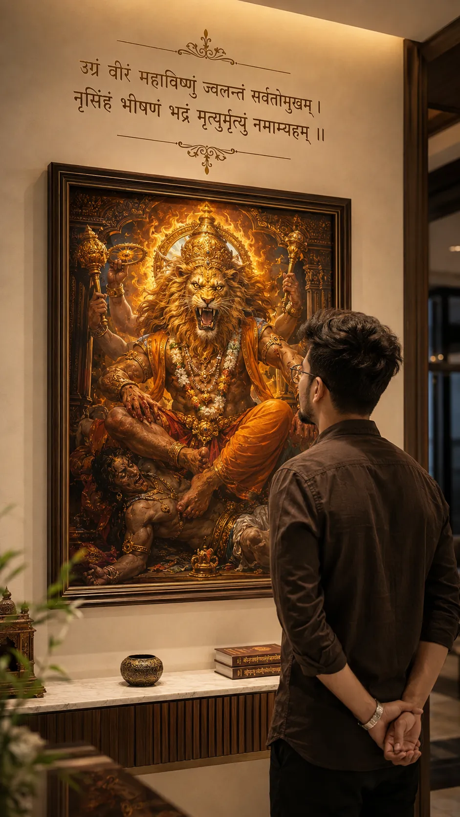 God Mahavtar Narshimha Gemini Prompt