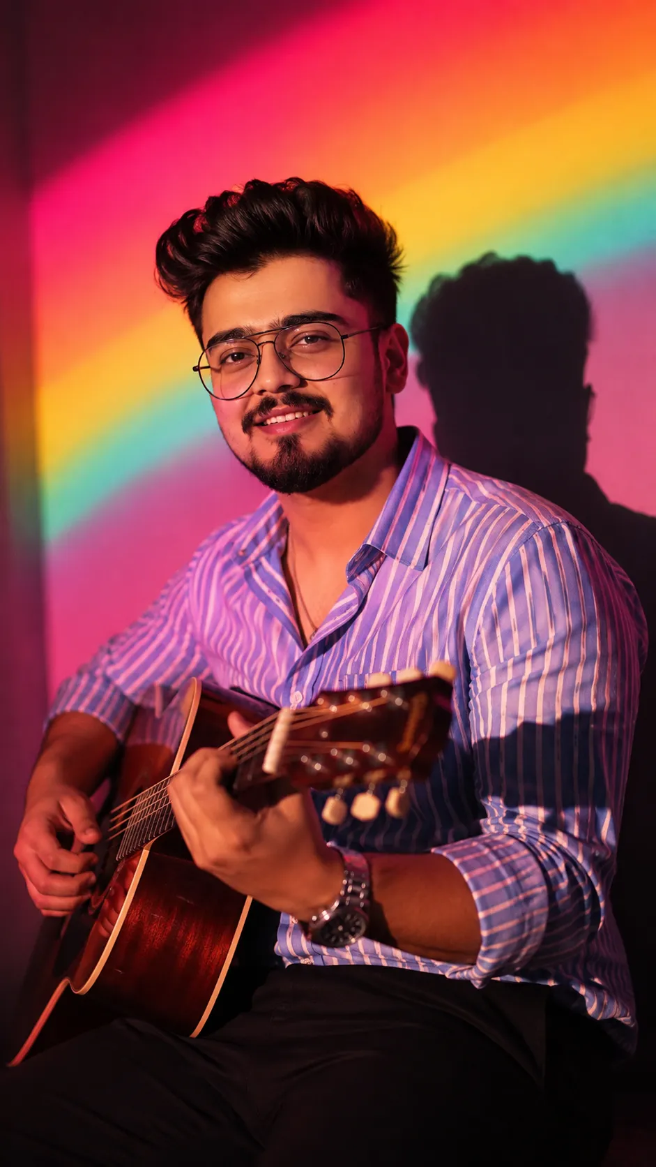Guitar Potrait Prompt For Boy's - Free Potrait AI Prompt