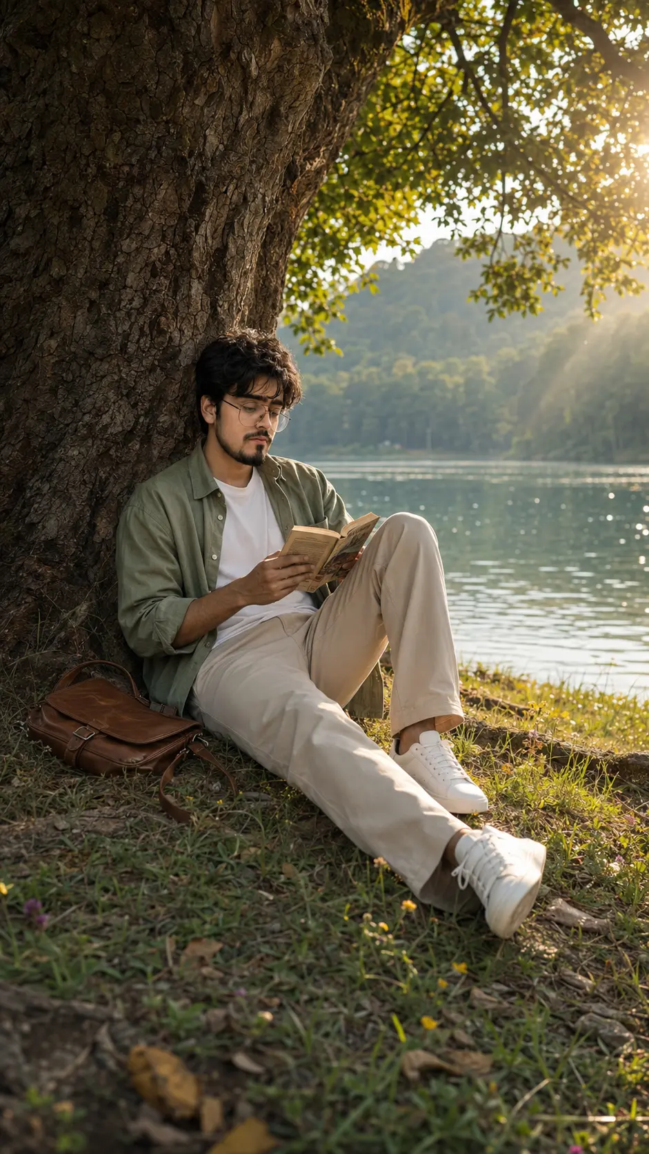 lakeside portrait prompt - Free Cinematic AI Prompt