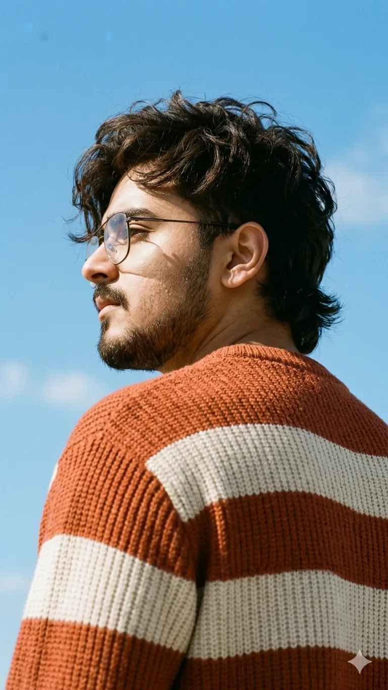 Low Angle Sky Portrait - Free Cinematic AI Prompt