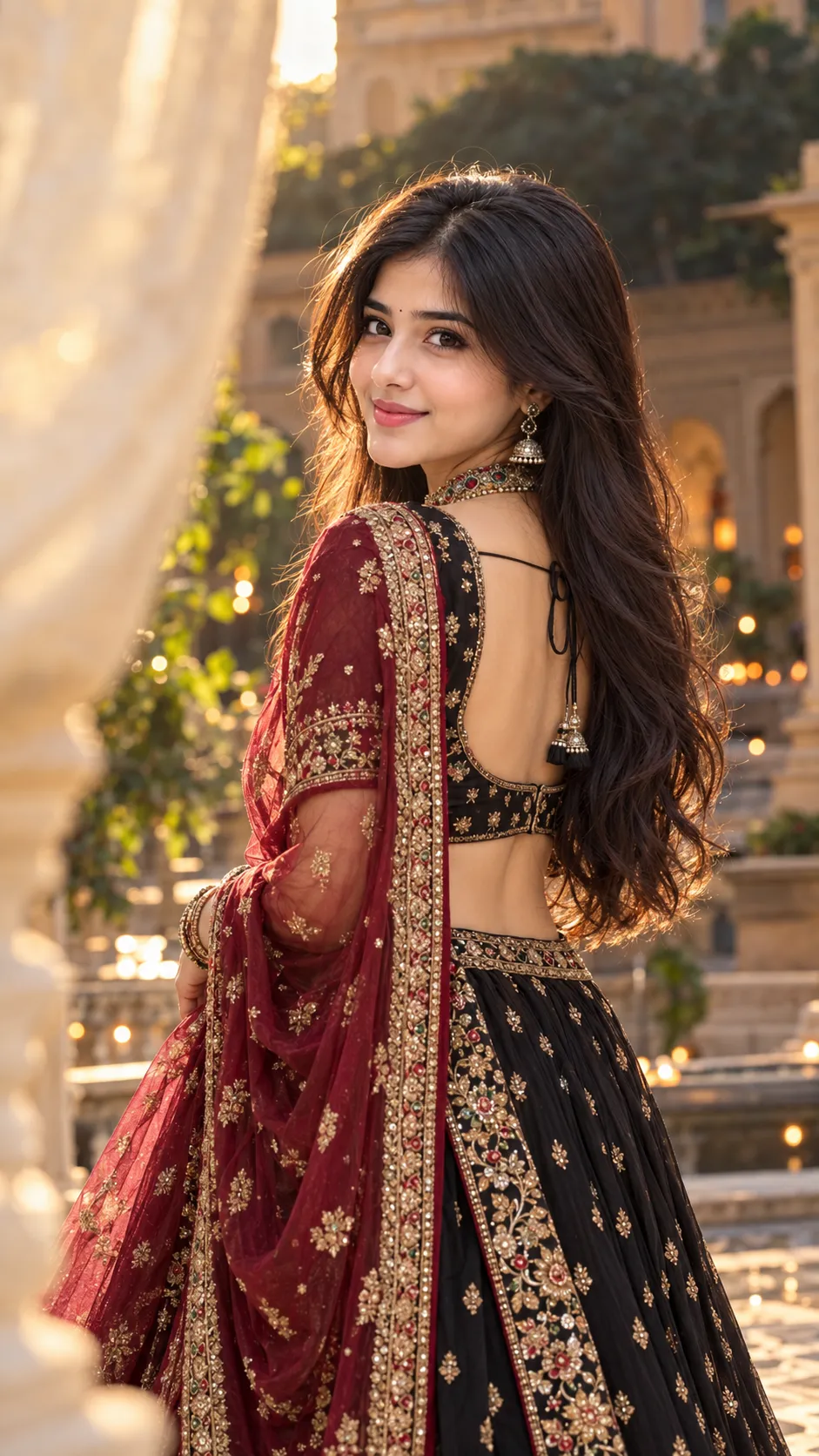 Navaratri Prompt Girls - Free Festival AI Prompt