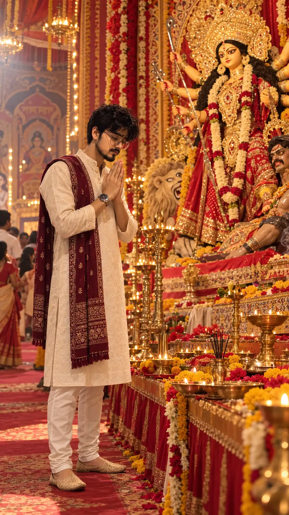 Navratri Prompt For Boys - Free Festival AI Prompt