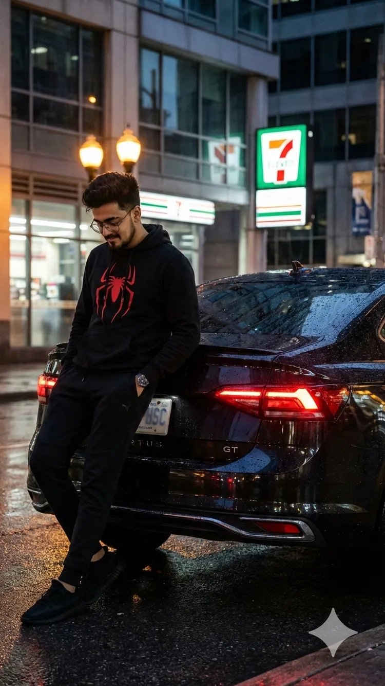 Night Car Photography Gemini Prompt - Car AI Prompt