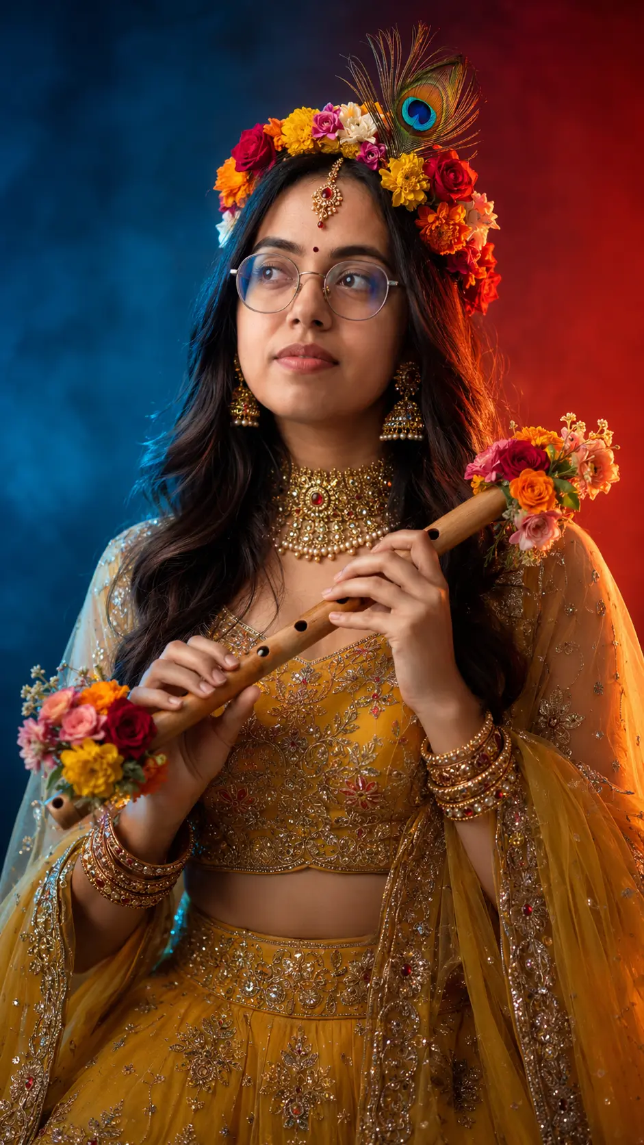 Radha Rani Photo Editing Prompt - Spiritual AI Prompt
