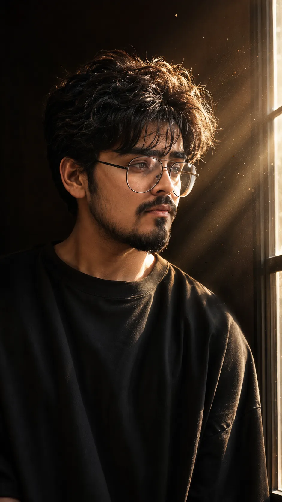 Sunset Window Potrait Prompt - Free Potrait AI Prompt