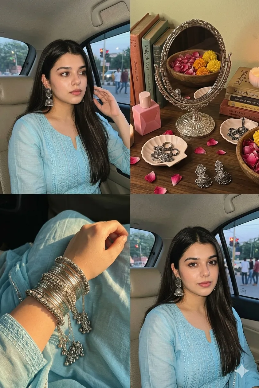 Vintage Desi Aesthetic Collage - Free Aesthetic AI Prompt