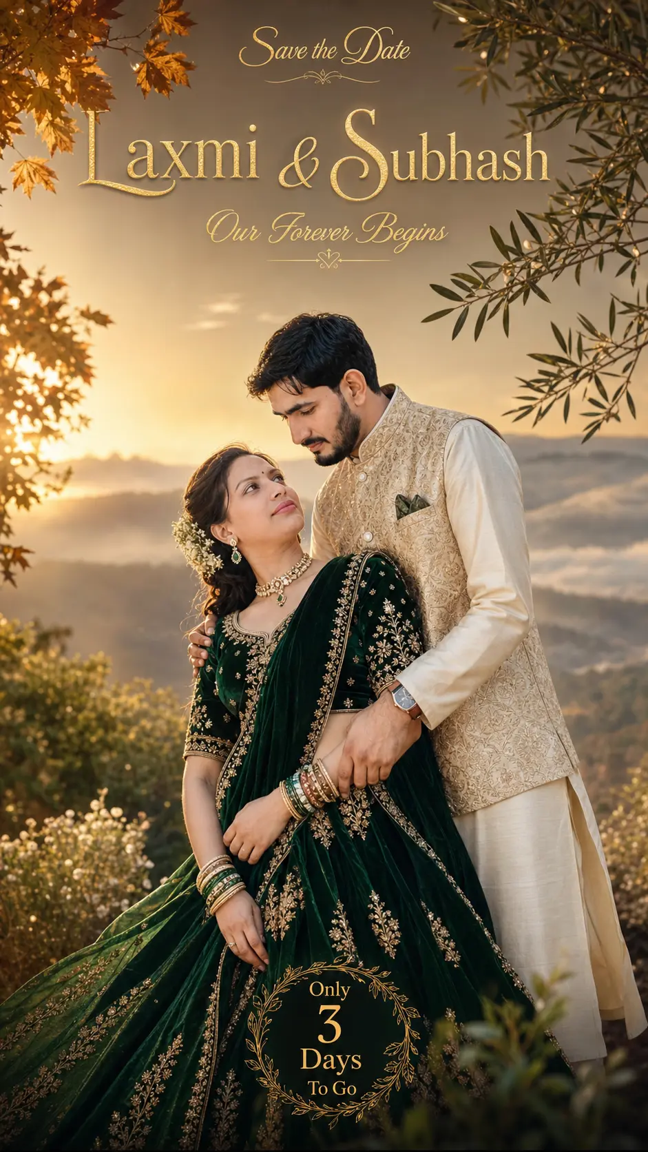 Wedding Countdown Prompt - Free Wedding AI Prompt